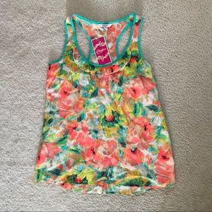 Candie’s racerback floral top